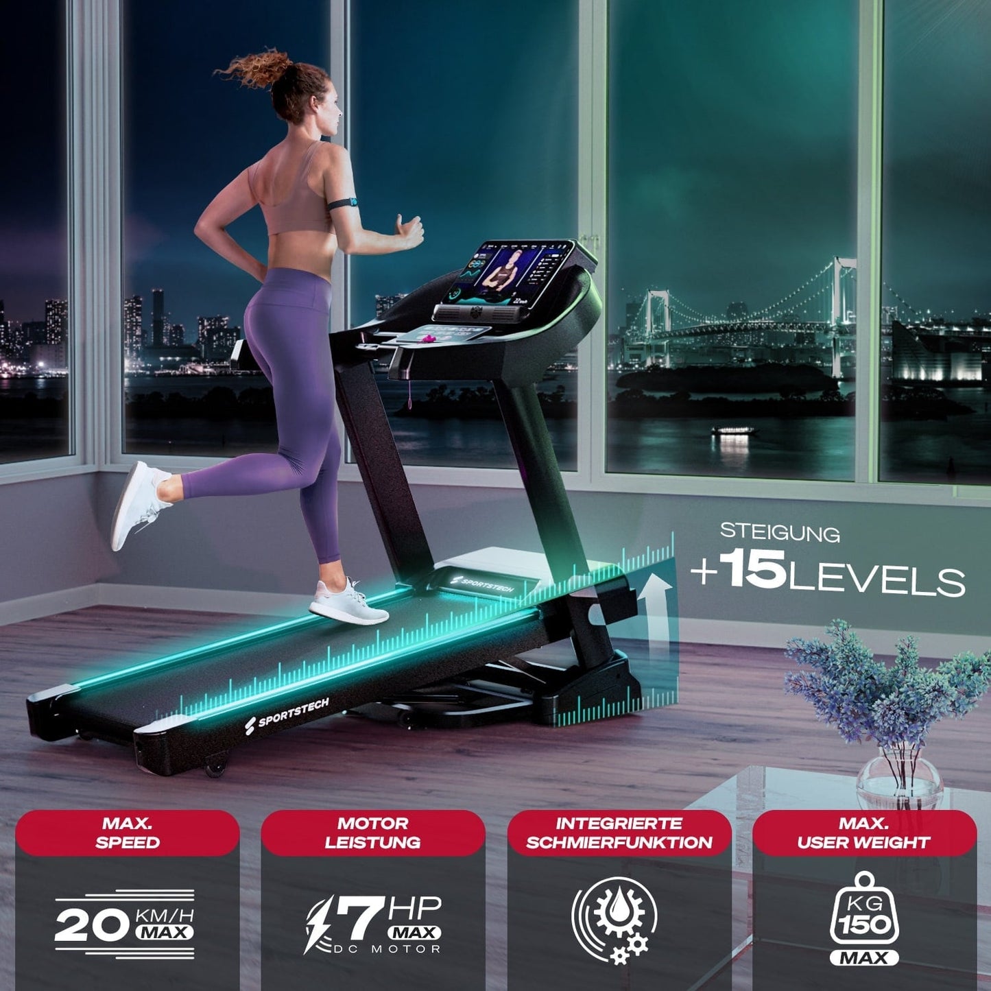 F37s Profi-Laufband