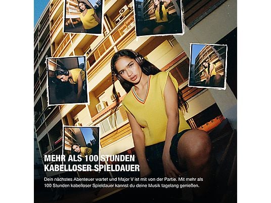 MARSHALL Major V, On-ear Kopfhörer Bluetooth Brown