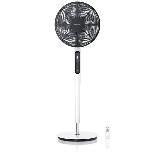 Brandson - DC Standventilator energiesparend ECO - Fernbedieung - Brushless Silent Motor -sehr leise - Oszilation 60° 90° 120° - Ventilator Timer