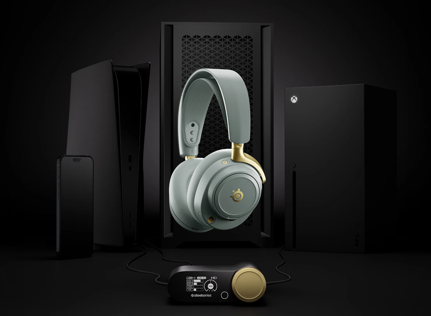 Arctis Nova Elite - Sage Gold