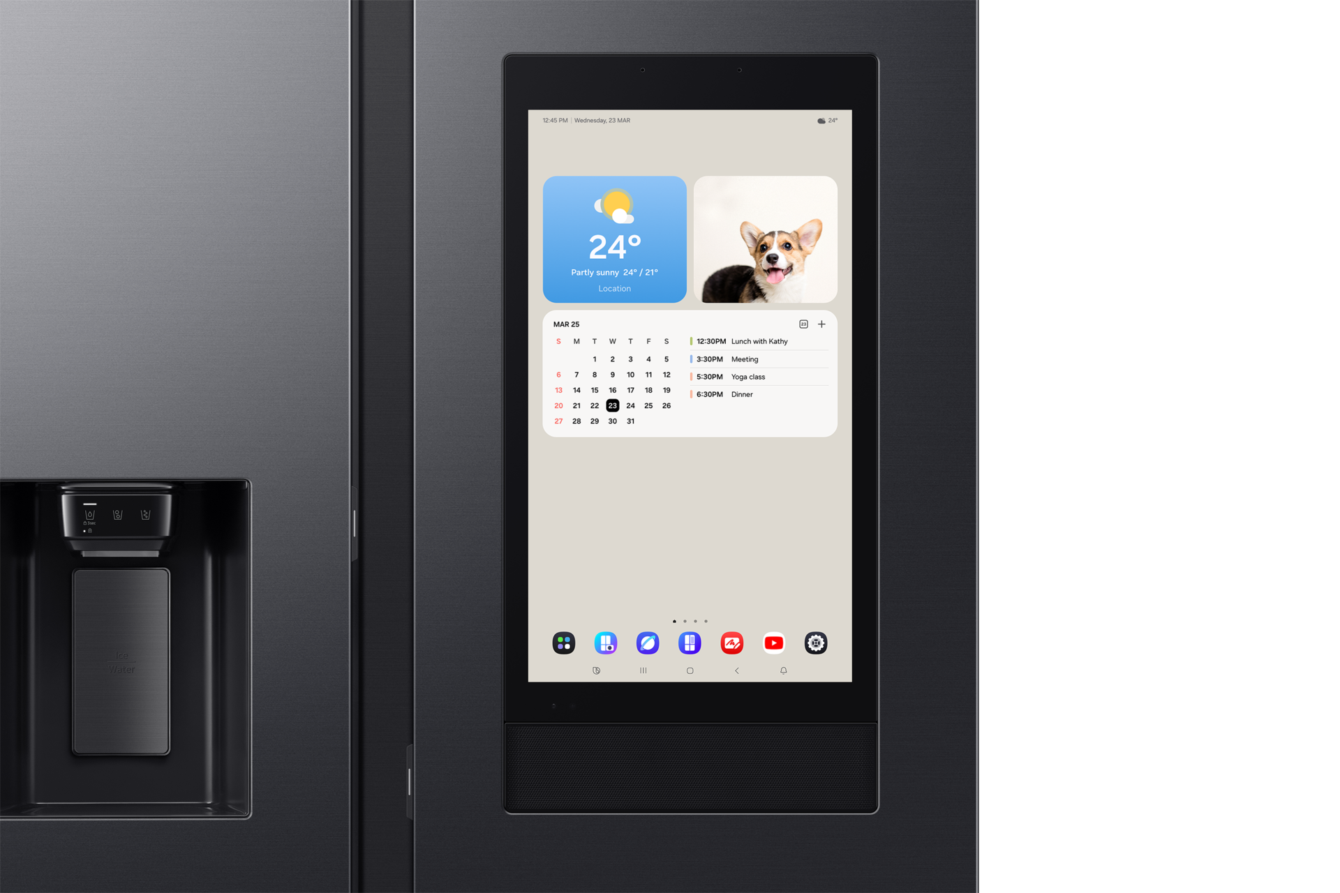 2025 Bespoke AI Family Hub™ | Schwarz | RS90F66BEFEF | Samsung DE