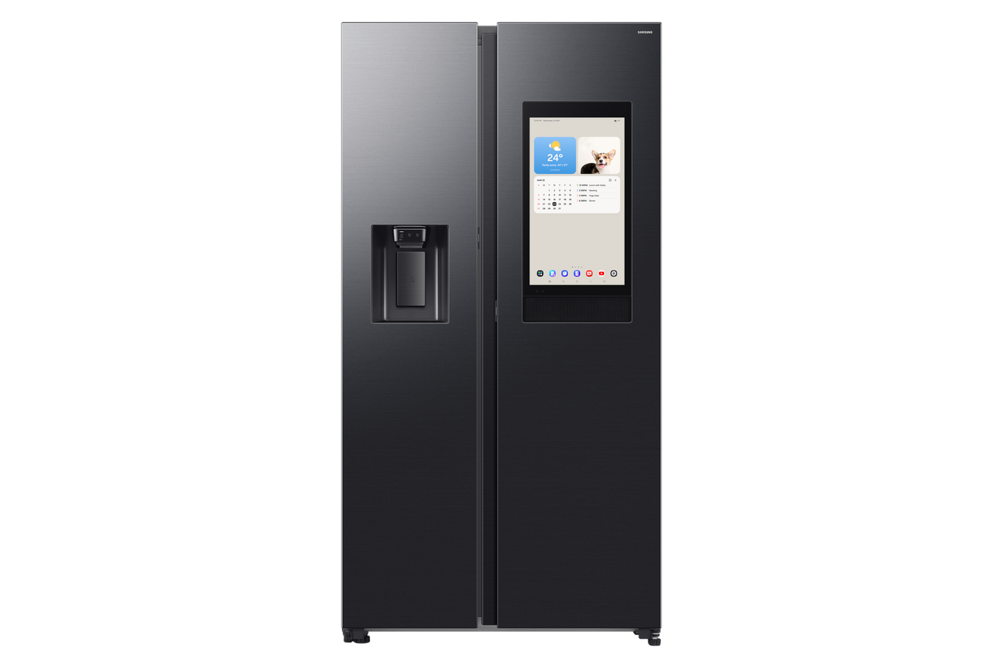 2025 Bespoke AI Family Hub™ | Schwarz | RS90F66BEFEF | Samsung DE