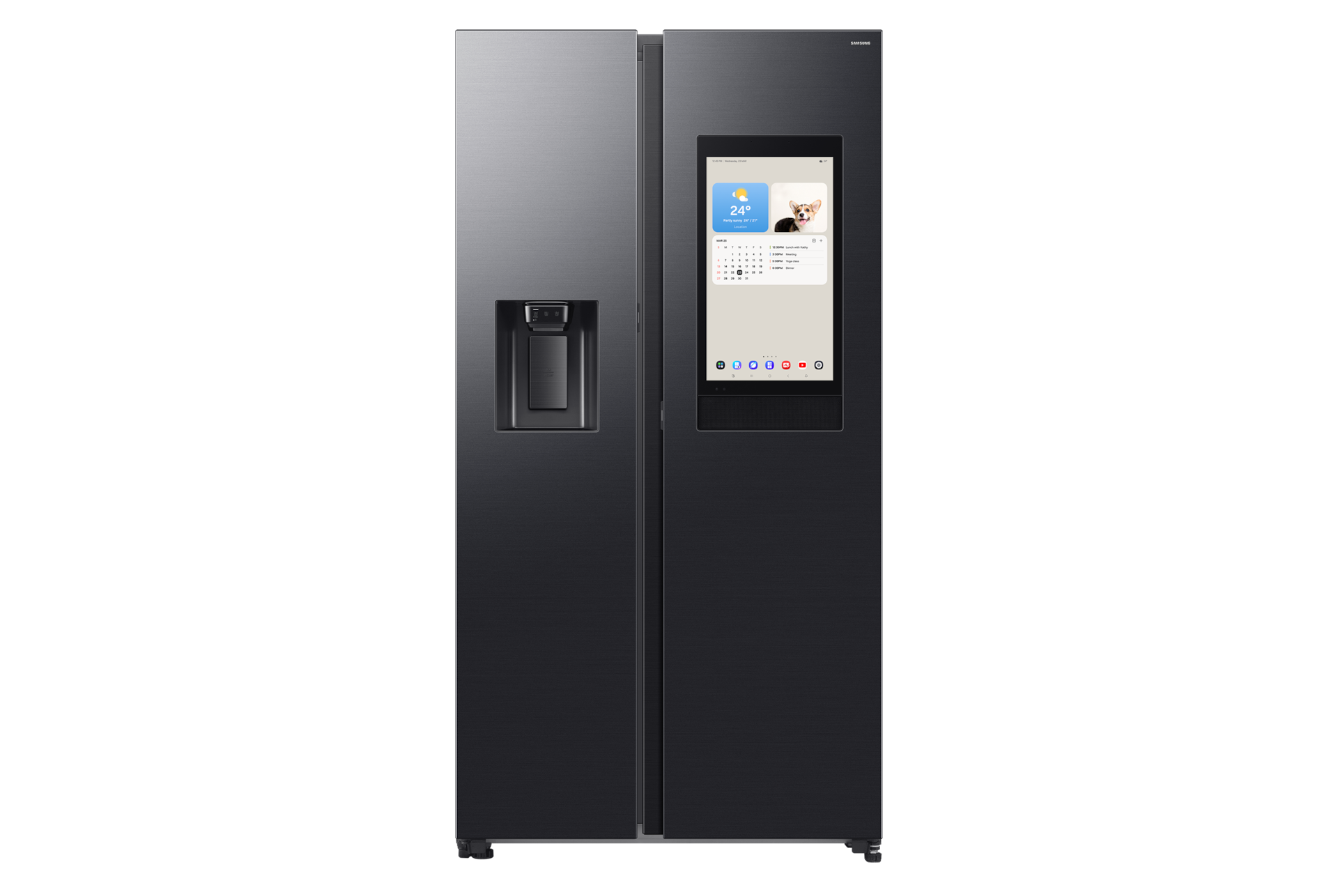 2025 Bespoke AI Family Hub™ | Schwarz | RS90F66BEFEF | Samsung DE